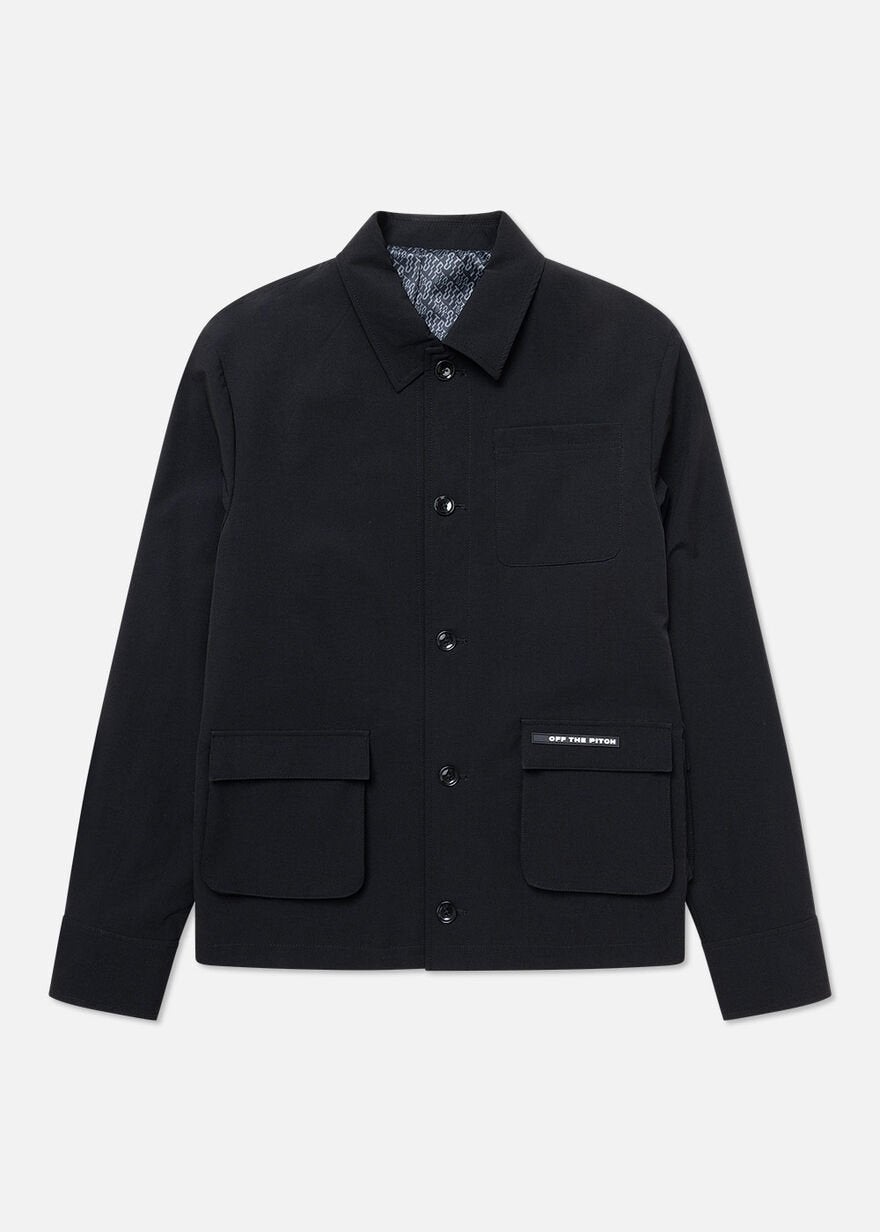 Off The Pitch Minsk Workwear Jacket Zwart XL, Ophalen of Verzenden, Nieuw, Maat 56/58 (XL), Zwart