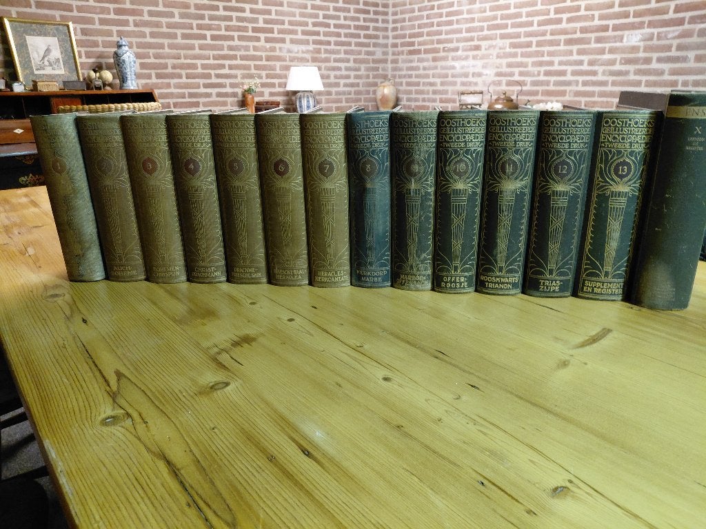Oosthoek Encyclopedie uit 1925, Boeken, Complete serie, Algemeen, Ophalen, Gelezen