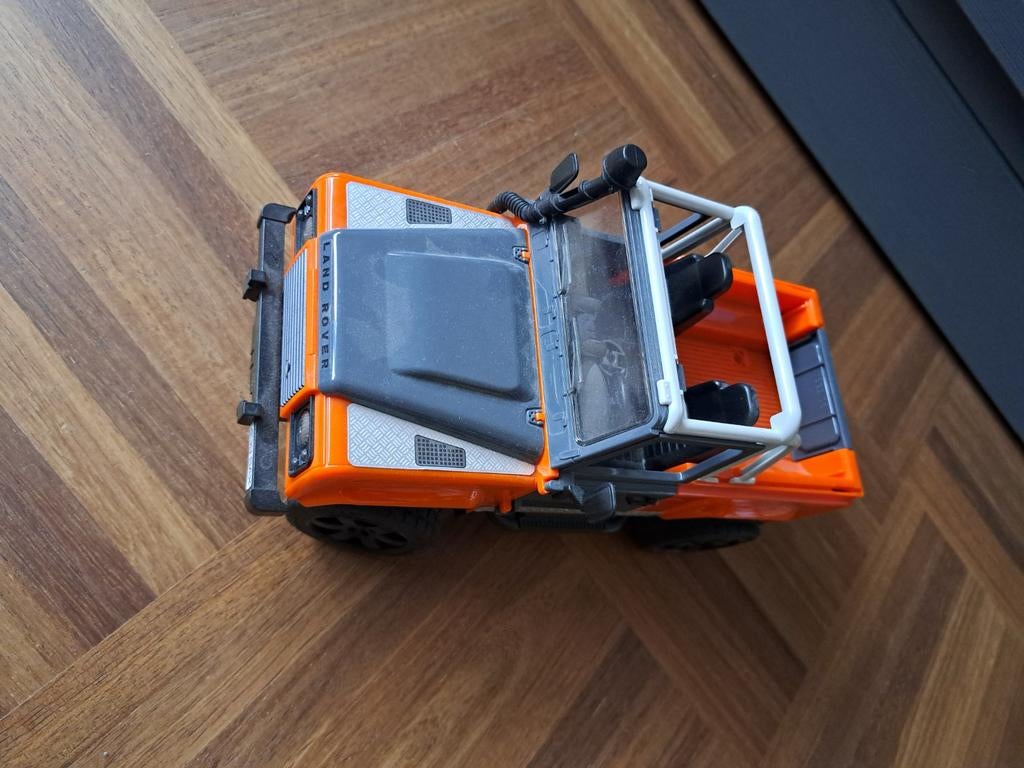 Bruder Jeep, Camper, Slaapauto en Auto-aanhanger Set, Ophalen of Verzenden, Gebruikt