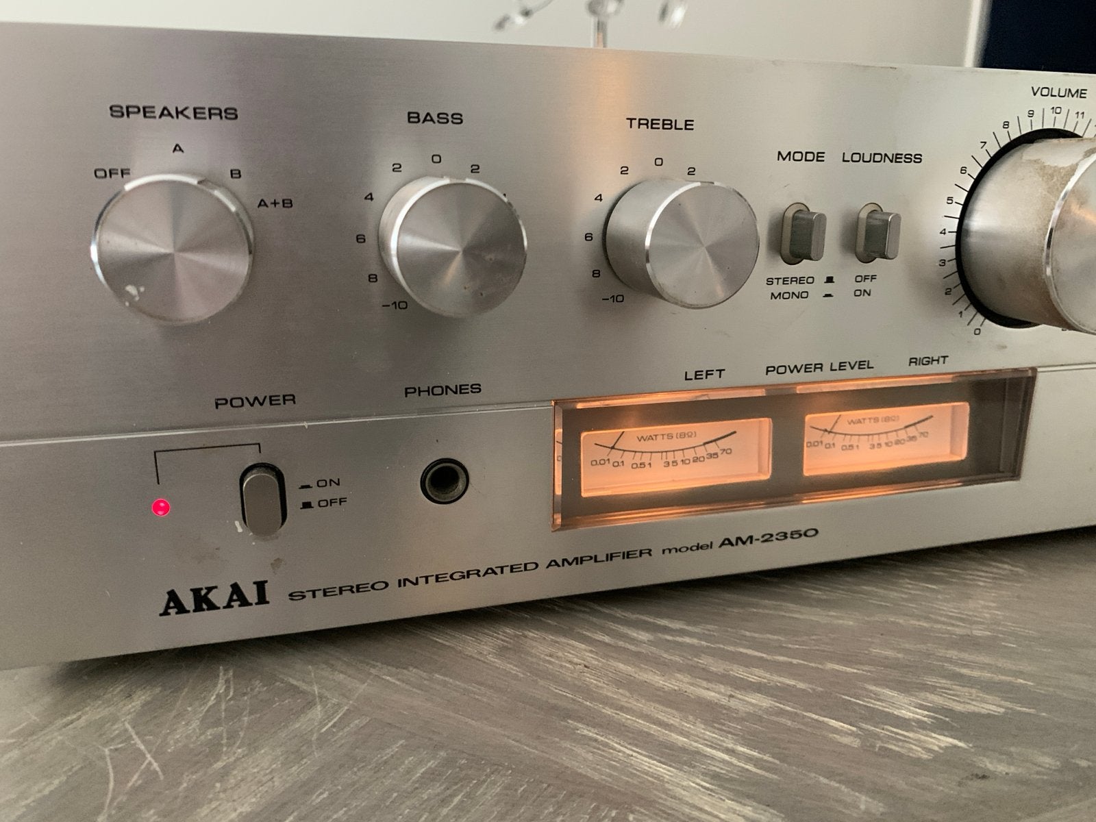 AKAI AM-2350 Stereo Geïntegreerde Versterker - Vintage Audio, Ophalen of Verzenden, Gebruikt