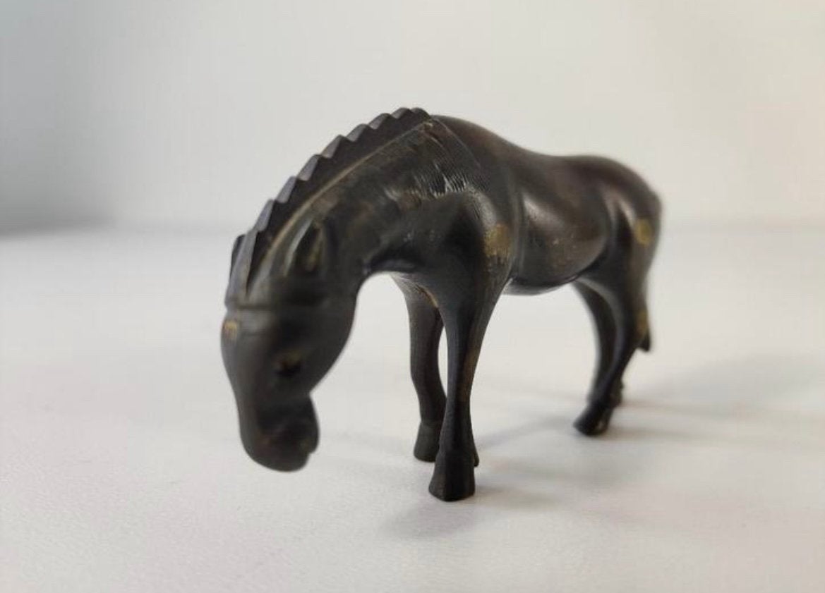 Bronzen Beeld Paard Brons China begin 20e eeuw, Ophalen of Verzenden, Brons