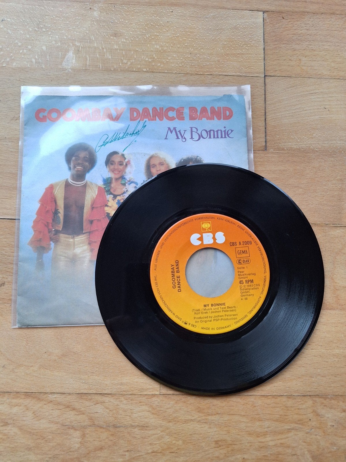 Goombay Dance Band - My Bonnie / Alice My Love (Single), Cd's en Dvd's, Vinyl Singles, Gebruikt, Fotohoes, 7 inch, Ophalen of Verzenden