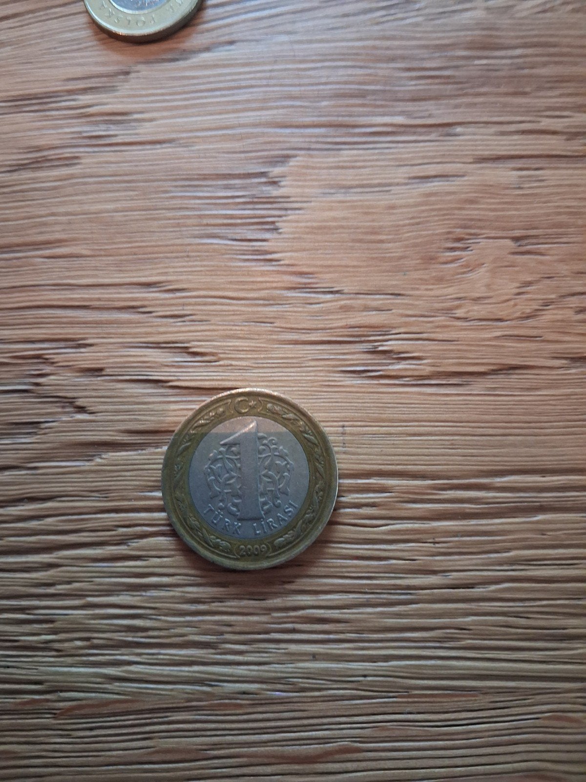 Turkse 1 Lira munt (2009), Ophalen of Verzenden, Overige landen, Losse munt