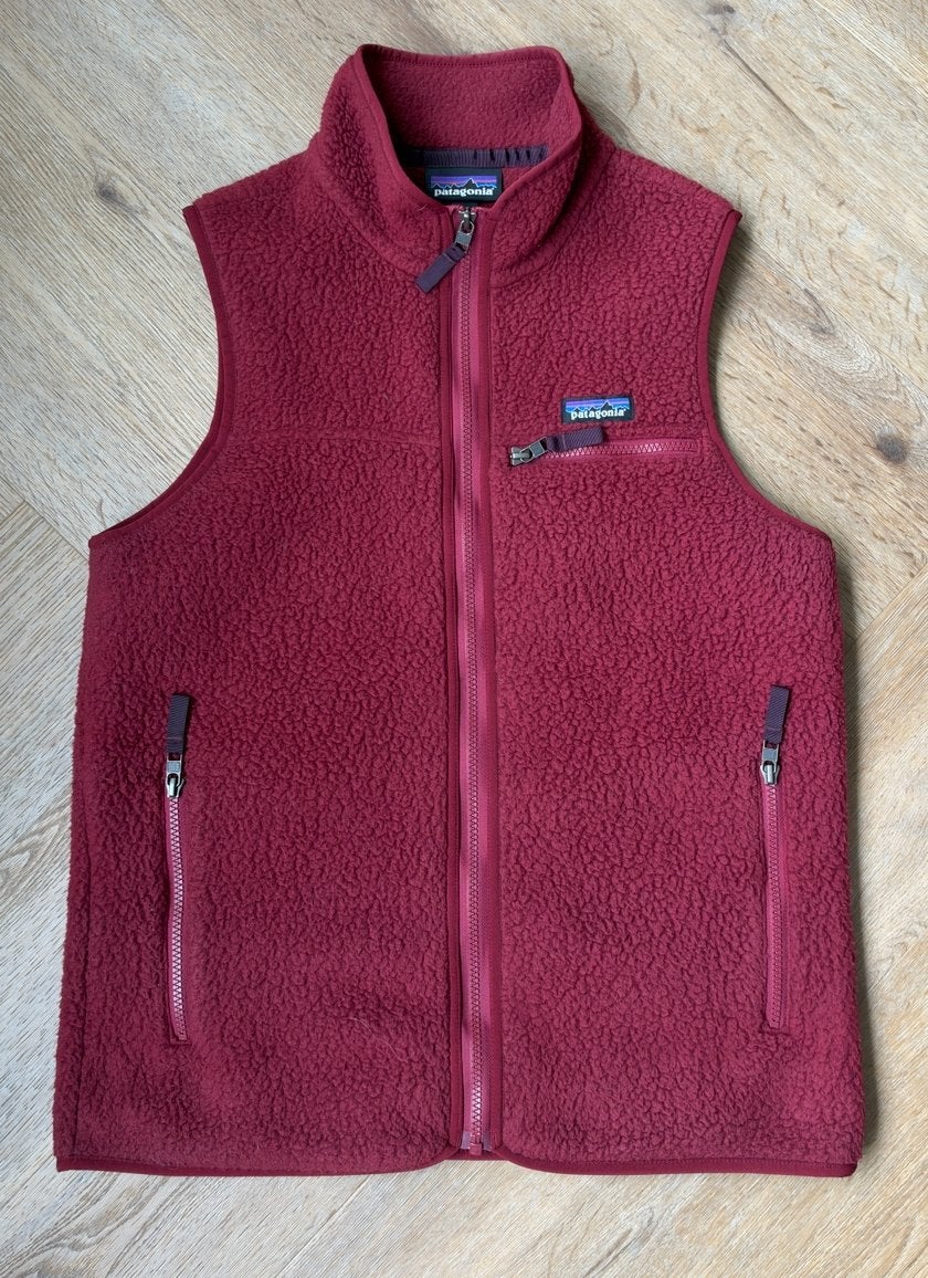 Patagonia Retro Pile vest - bodywarmer - dames M, Ophalen of Verzenden, Zo goed als nieuw, Maat 38/40 (M), Rood