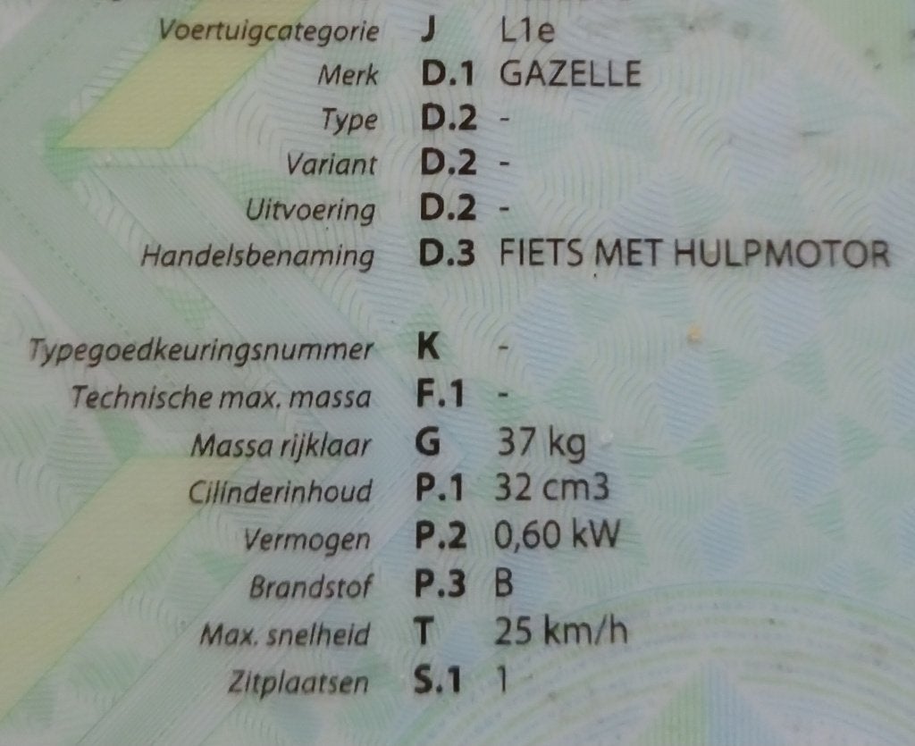 Berini M13 kenteken, Ophalen, Gebruikt
