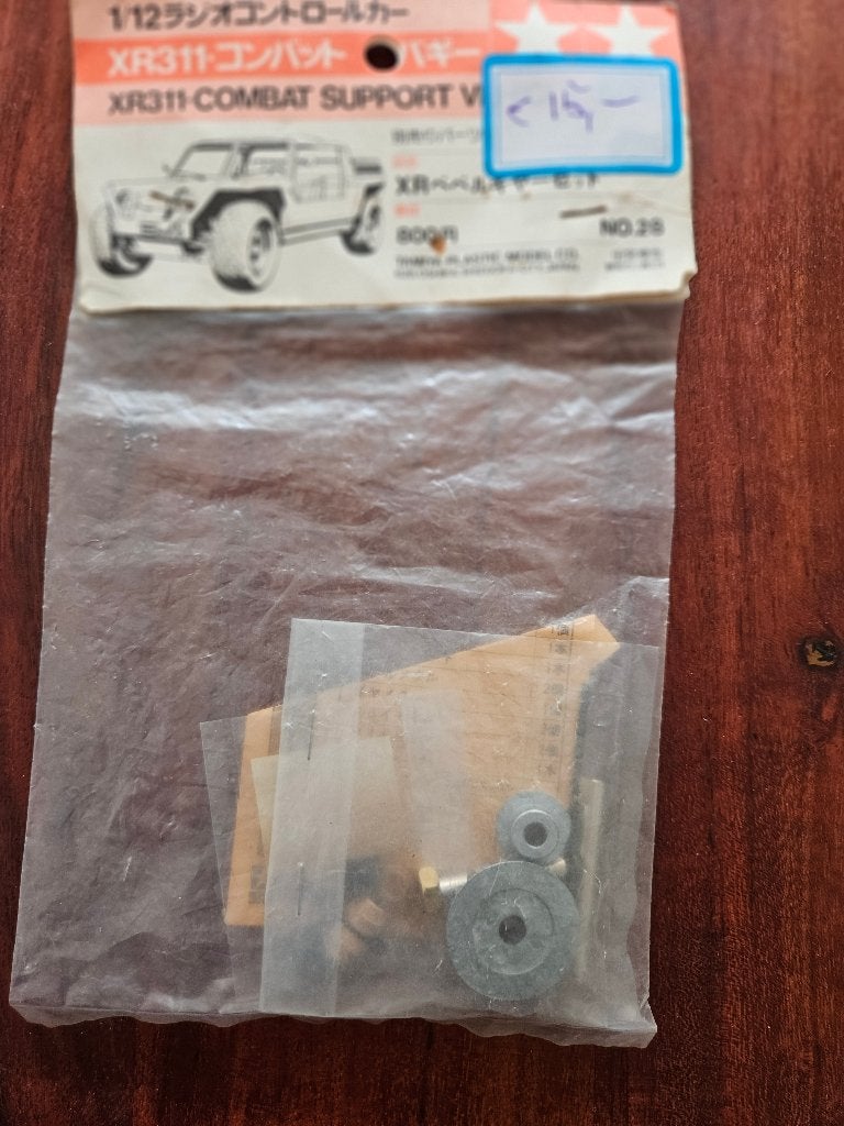 Vintage metalen kegeltandwielen XR 311 Tam. 1/10, Elektro, Nieuw, Ophalen of Verzenden, Schaal 1:10