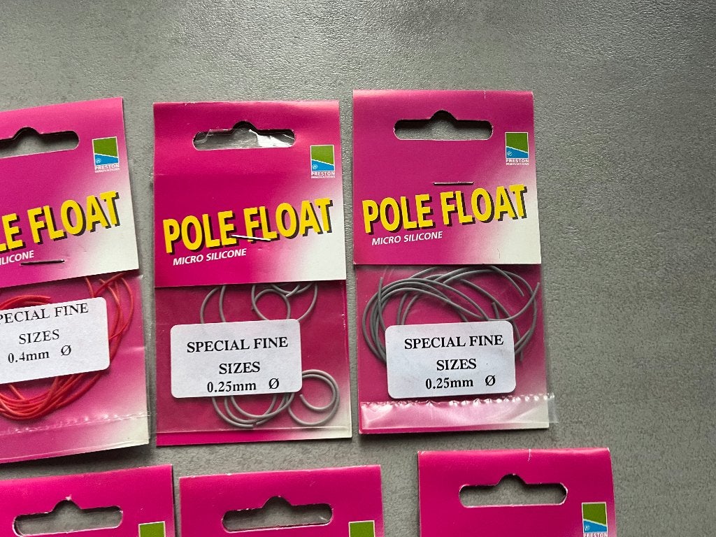 adv 87 / NIEUW mixset 10 pakjes silicone tule PRESTON, Ophalen of Verzenden, Nieuw, Overige typen