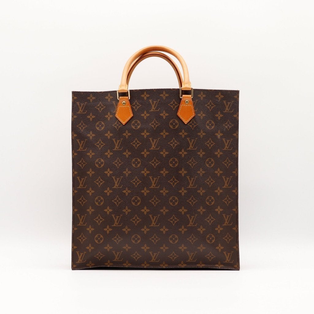 Louis Vuitton Sac Plat handtas, Verzenden, Gebruikt, Bruin, Handtas