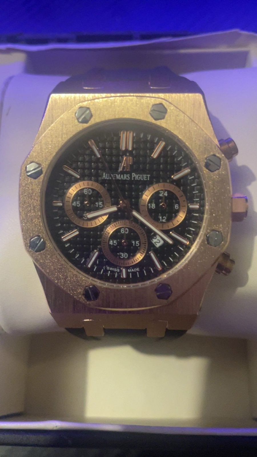 Nieuw Audemars Piguet Royal Oak Offshore Roségoud, Overige merken, Polshorloge, Overige materialen, Nieuw