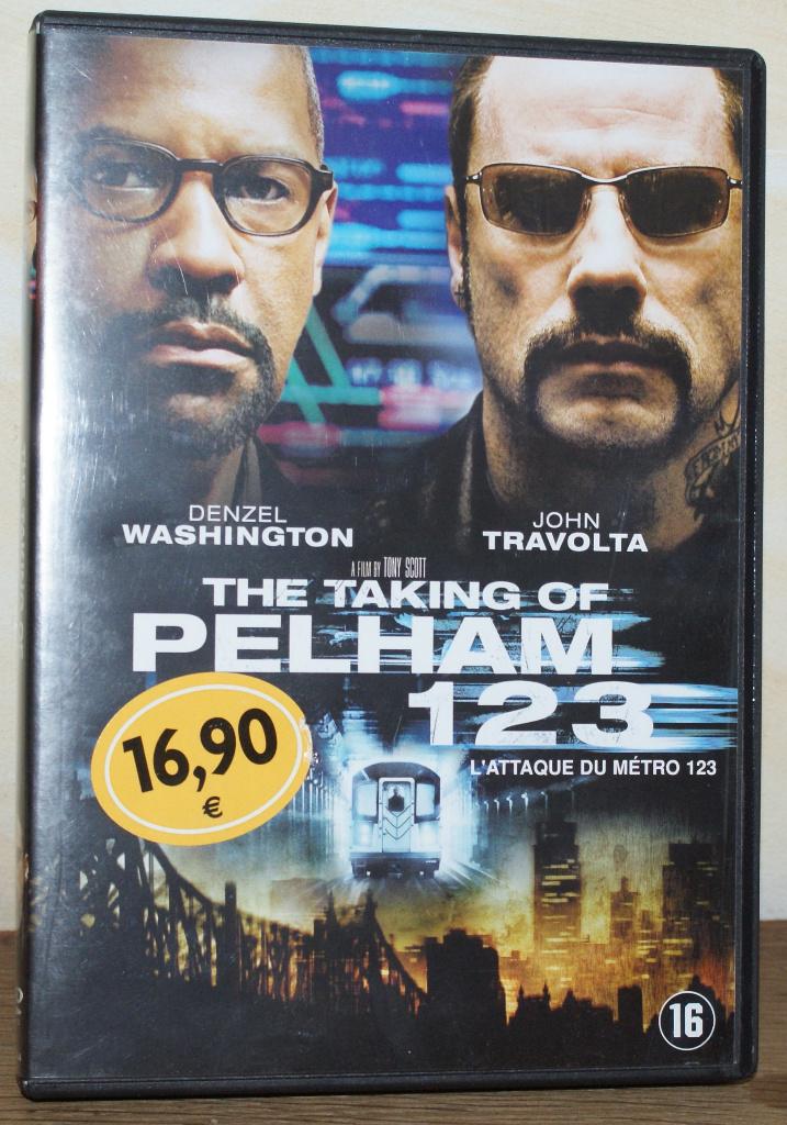 DVD The taking of Pelham 123 + Denzel Washington, Travolta, Vanaf 16 jaar, Ophalen of Verzenden, Zo goed als nieuw, Actie
