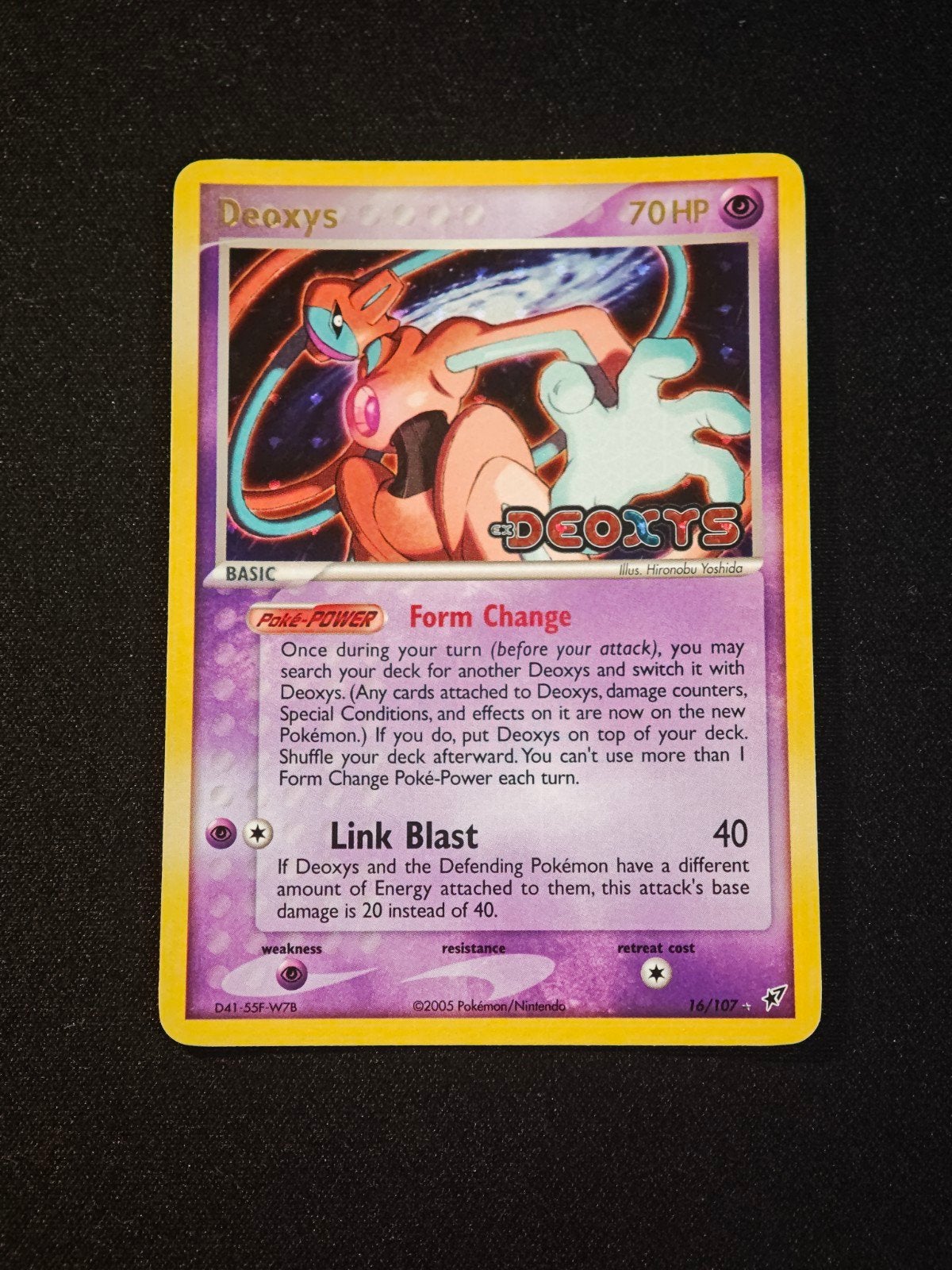 Deoxys 16 stamp EX Deoxys, Hobby en Vrije tijd, Verzamelkaartspellen | Pokémon, Ophalen of Verzenden, Zo goed als nieuw
