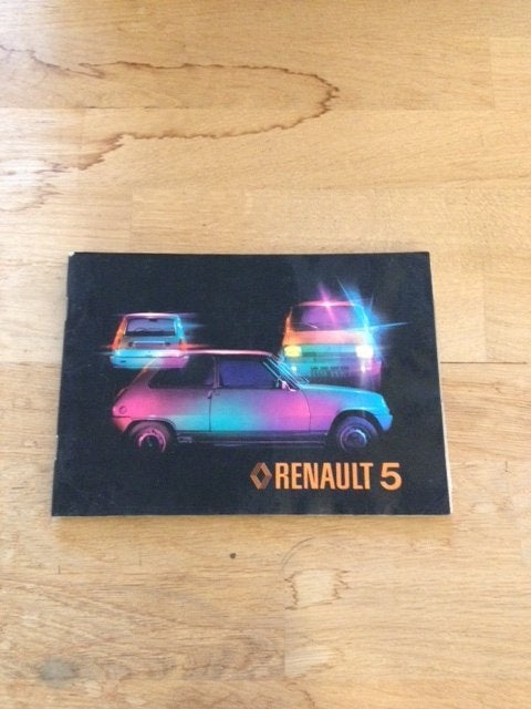 Renault 5 Instructieboekje (1978) - NL, Ophalen of Verzenden