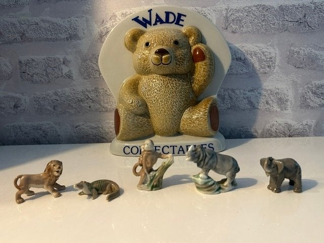 Wade Engeland Porselein Whimsies set 4 - 1955, Ophalen of Verzenden, Nieuw, Dier