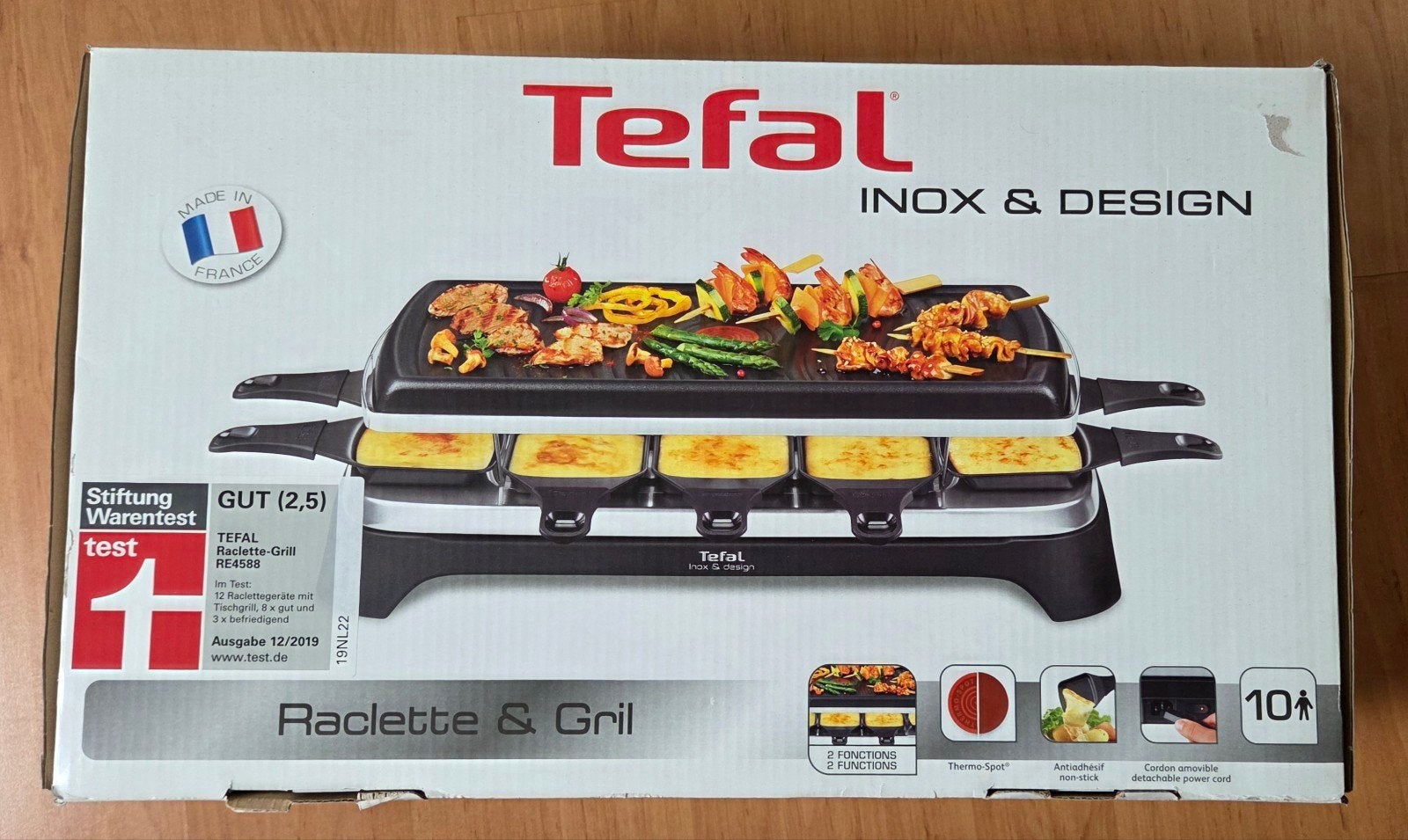 Nieuw in doos: Tefal 10-persoons Raclette & Grill Gourmet, Witgoed en Apparatuur, Gourmetstellen, Ophalen of Verzenden, Nieuw