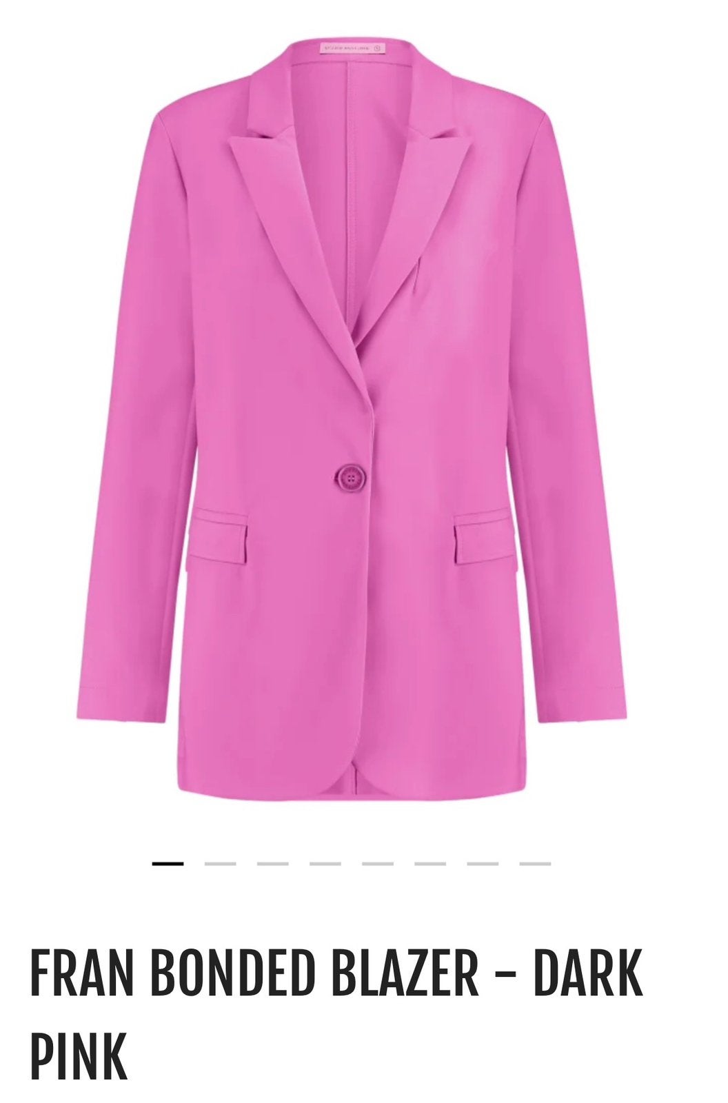 Studio Anneloes roze Fran blazer, XXL, Kleding | Dames, Ophalen of Verzenden, Zo goed als nieuw, Maat 46/48 (XL) of groter, Roze