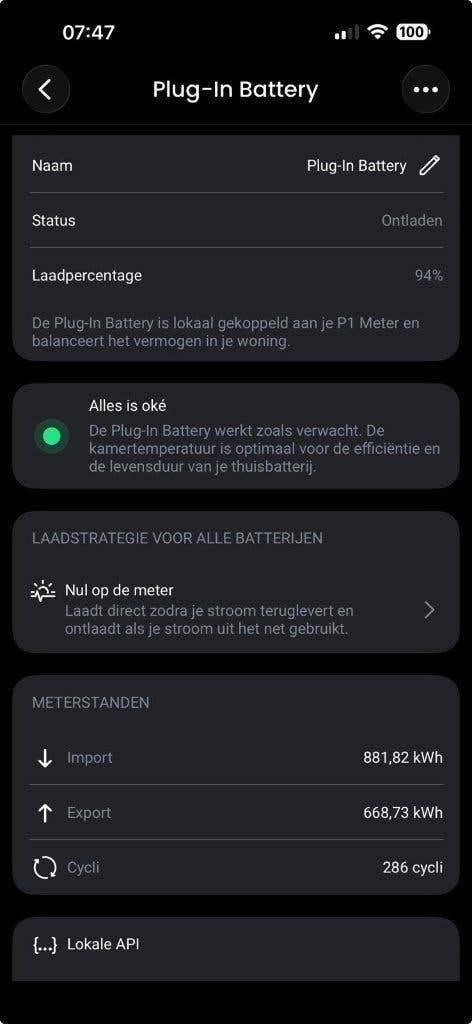 HomeWizard thuisaccu 2,7 kWh 286 cycli, Ophalen, Nieuw, Aardlekautomaat