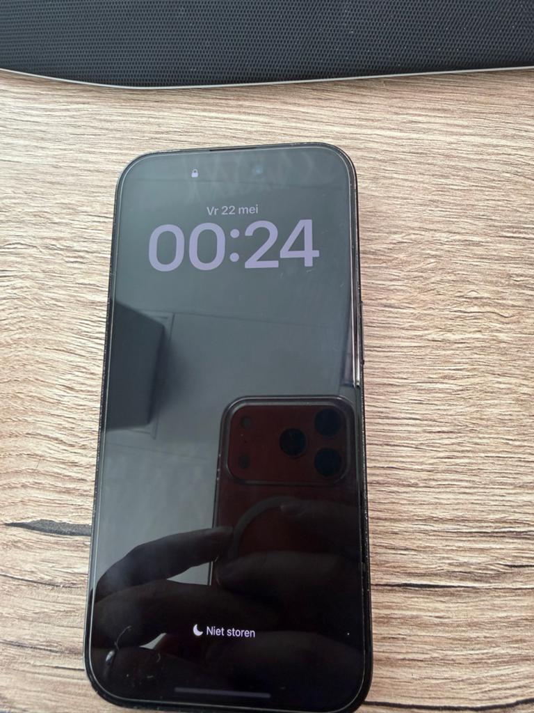 iPhone 14 Pro 128GB - Uitstekende staat, Zwart, Ophalen of Verzenden, Zo goed als nieuw, 76 %
