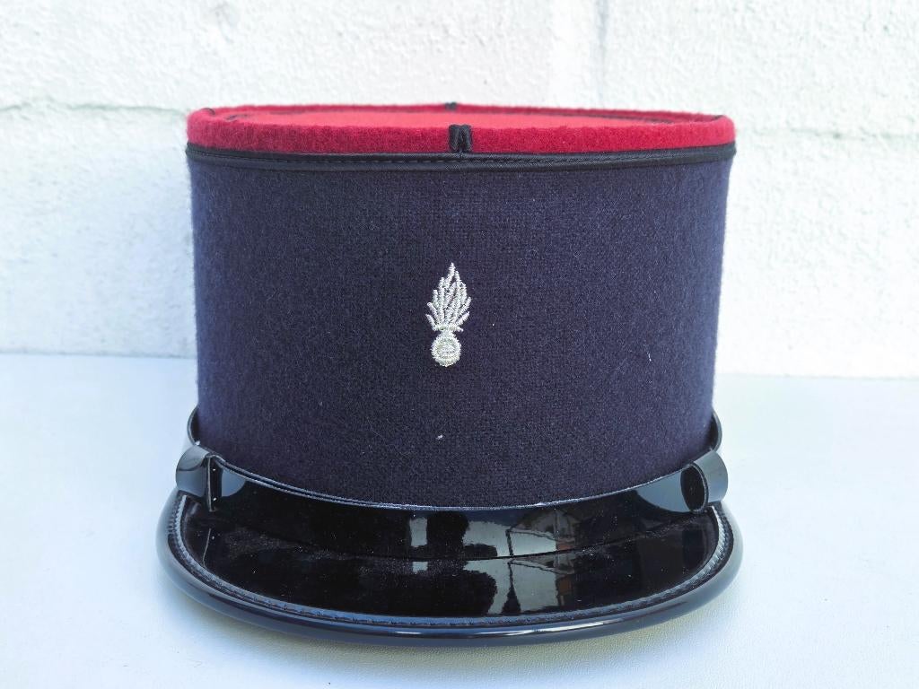 Franse kepie., Verzenden, Landmacht, Overige gebieden, Embleem of Badge
