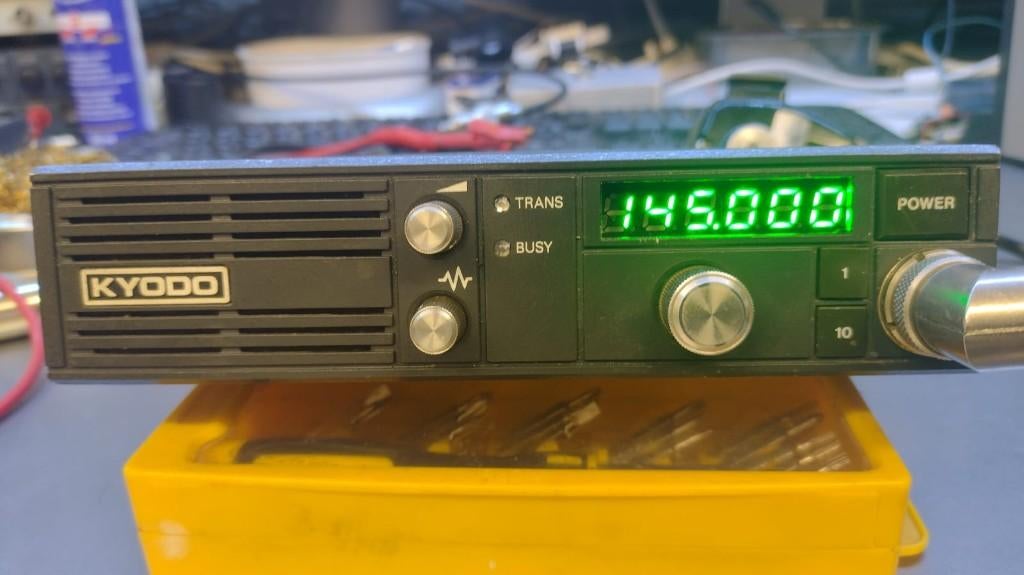 Kyodo KG105-160 rebuilded to a usable 2 meter HAM-radio, Telecommunicatie, Zenders en Ontvangers, Ophalen of Verzenden, Gebruikt