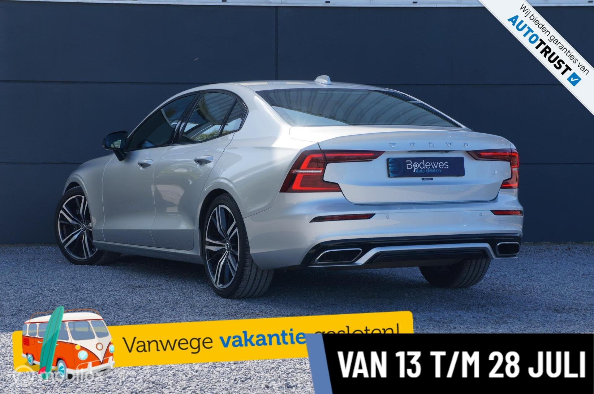 Volvo S60 2.0 T4 R-Design Aut Navi Ad.Cruise Apple/Android !, Auto's, 15 km/l, Origineel Nederlands, Bedrijf, 750 kg