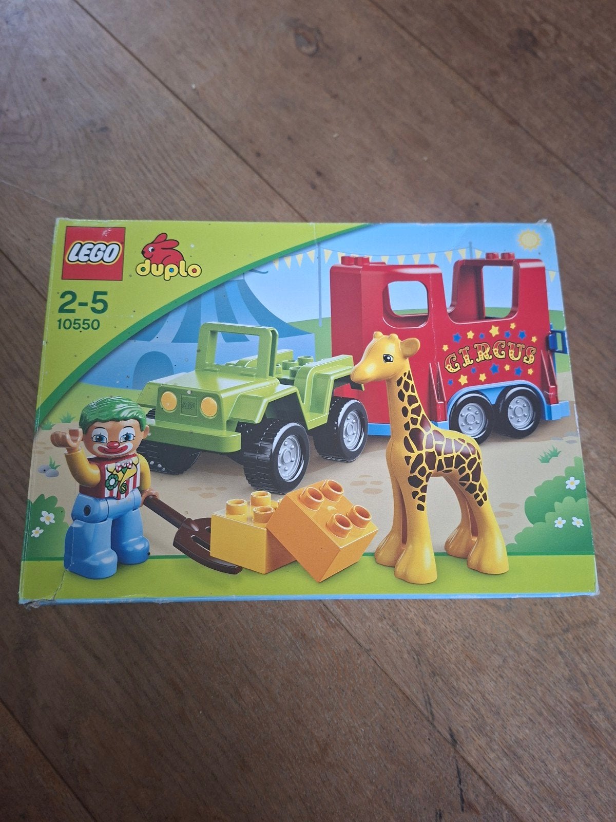 Lego Duplo Circus Transport 10550, Kinderen en Baby's, Lego, Ophalen of Verzenden, Zo goed als nieuw, Complete set