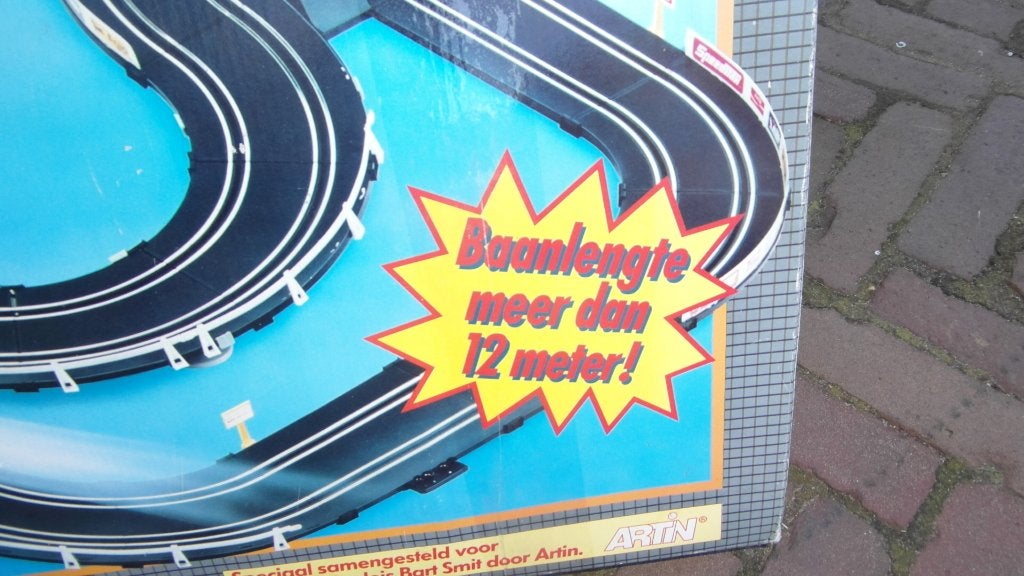 kinder race baan 5,-, Overige merken, Racebaan, Ophalen of Verzenden, Zo goed als nieuw