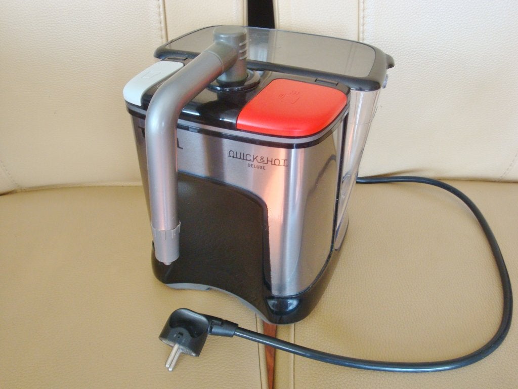 Tefal Quick & Hot deLuxe supersnelle waterkoker, 1 tot 2 liter, Ophalen of Verzenden, Zo goed als nieuw