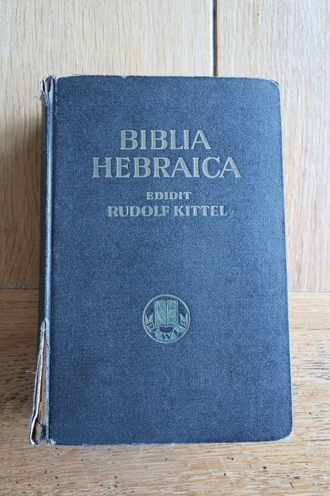 Biblia Hebraica edidit Rudolf Kittel, Ophalen of Verzenden, Gelezen, Christendom | Katholiek