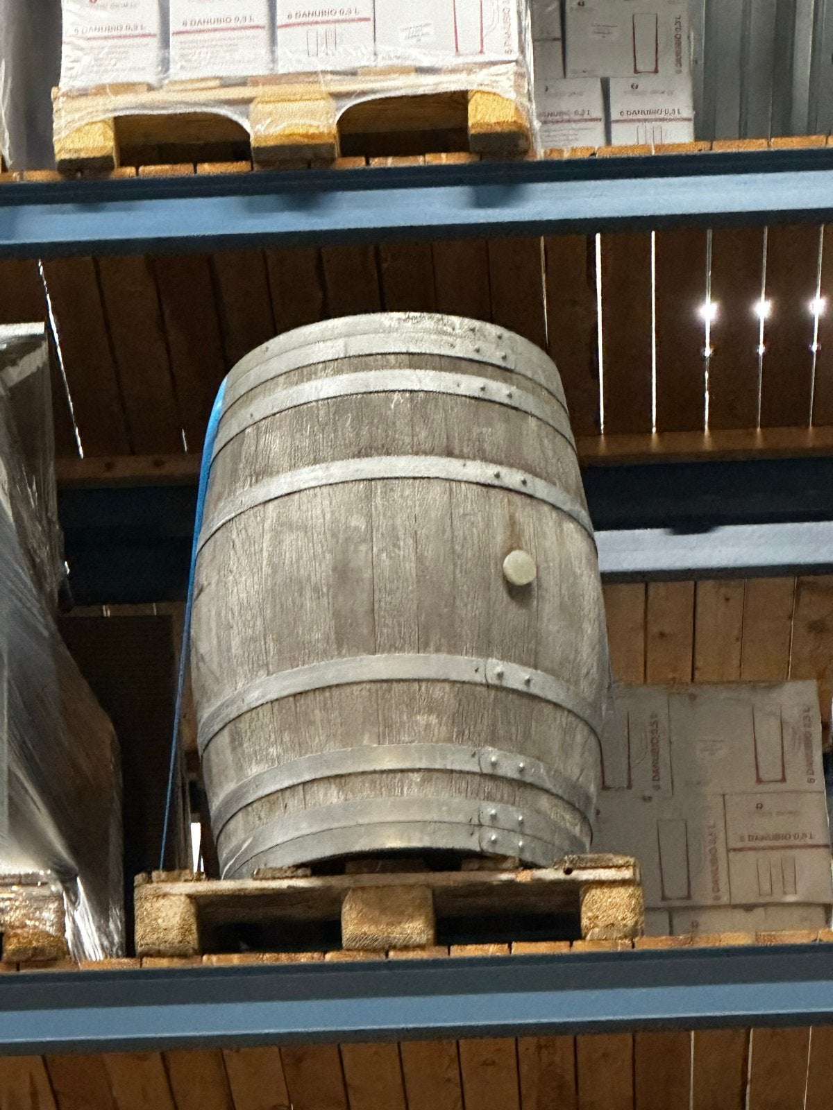 Decoratief Wijnvat - Houten Ton voor Tuin of Interieur, Ophalen, Hout, Gebruikt, Landelijk