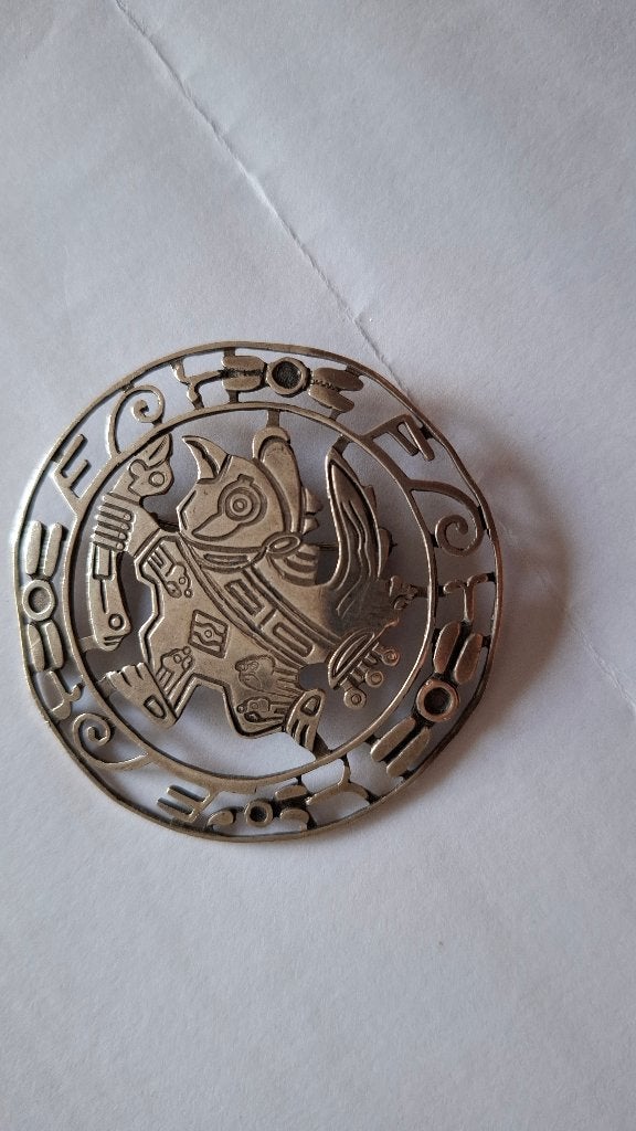 Broche  925 silver, Ophalen of Verzenden, Zo goed als nieuw, Zilver, Overige materialen