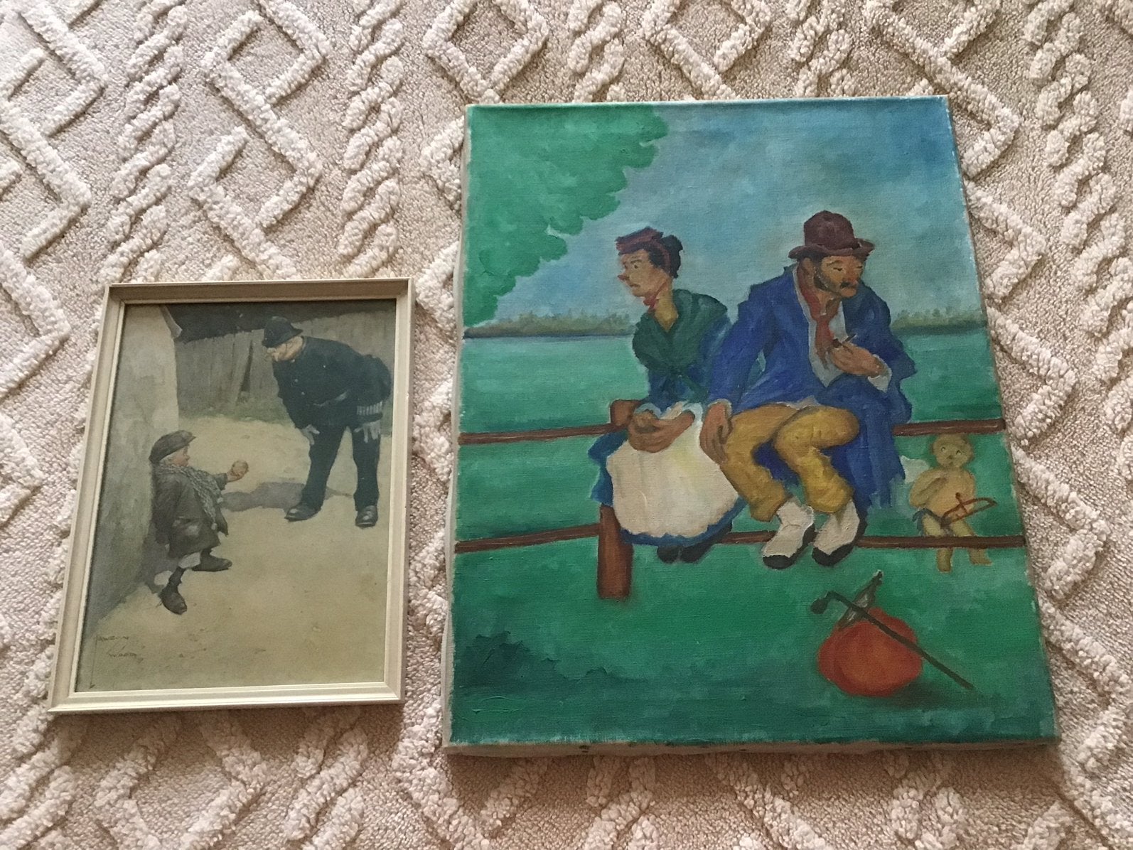 Lawson Wood schilderij en prent. Gesigneerd.1922, Ophalen of Verzenden