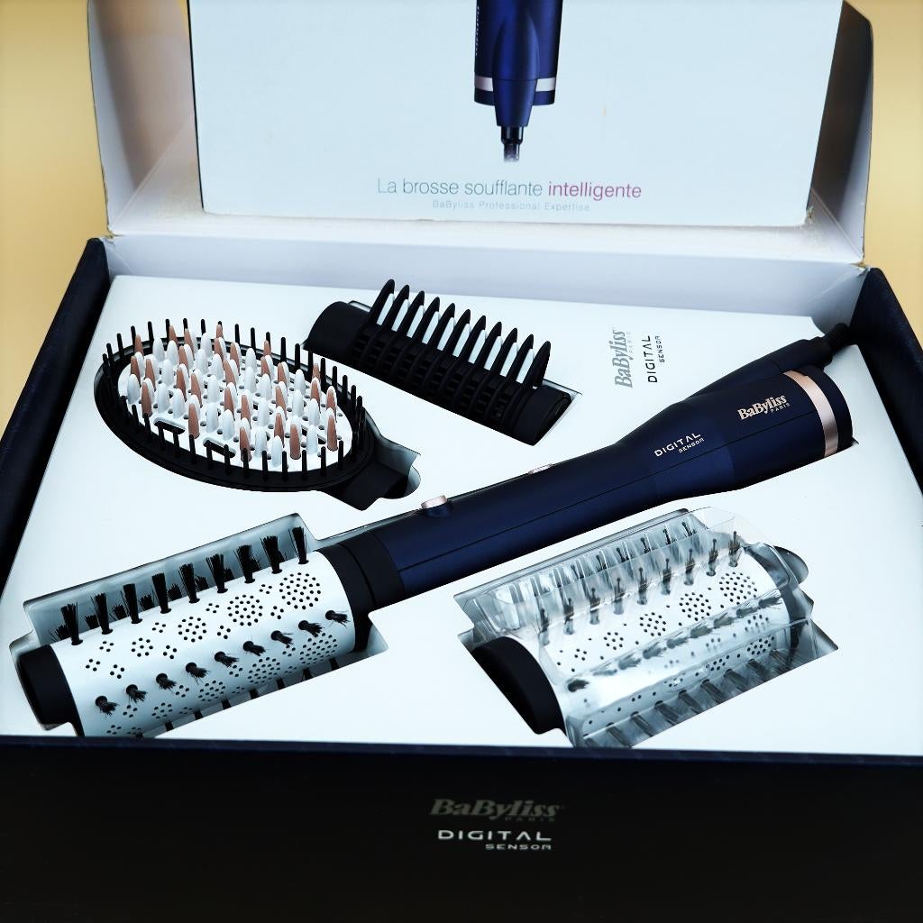 Luxe BaByliss Digital Sensor AS500E föhnborstelset, ., Ophalen of Verzenden, Zo goed als nieuw, Babyliss