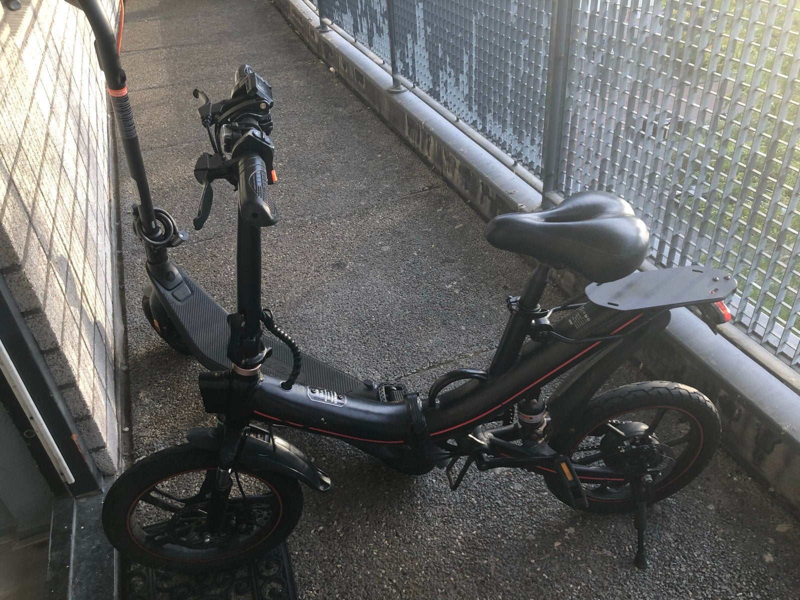 Opvouwbare elektrische fiets - Zo goed als nieuw Ouxi V6 Pro, Fietsen en Brommers, Heren, 14 tot 16 inch, Versnellingen, Zo goed als nieuw