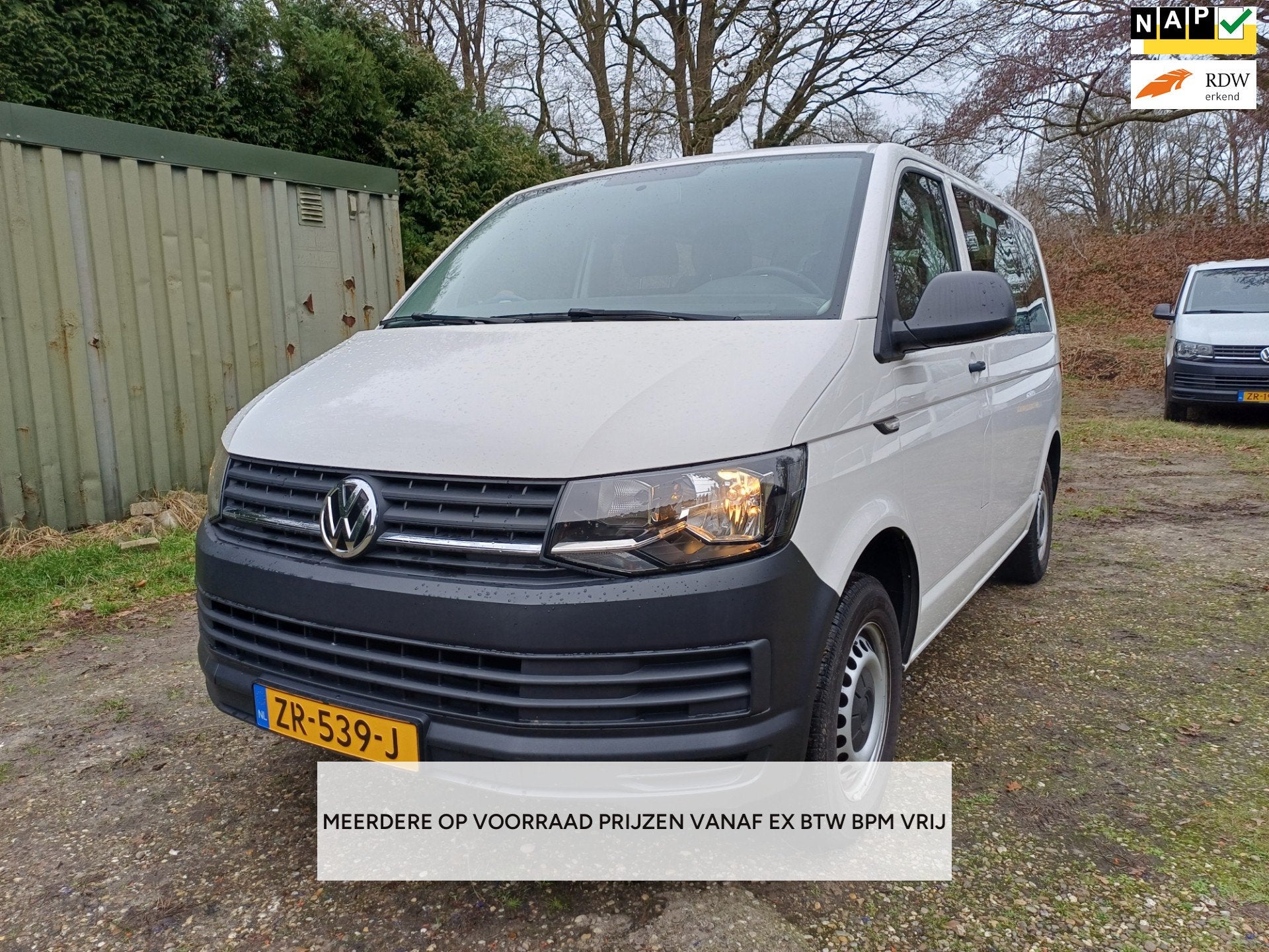 Volkswagen Transporter Kombi 2.0 TDI L1H1 9PERSONEN/PRIJS EX, Auto's, Voorwielaandrijving, Euro 6, 241 €/maand, Wit