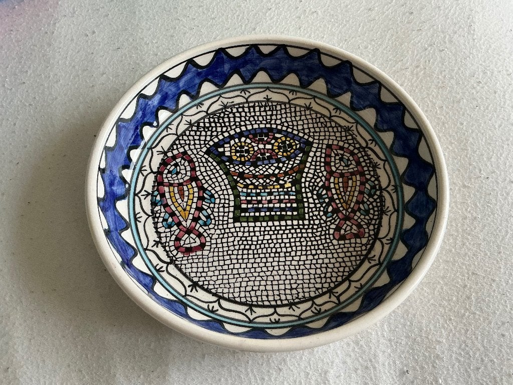 Schaaltje uit Israel, Porselein of Keramiek, Schaal, Ophalen of Verzenden, Zo goed als nieuw