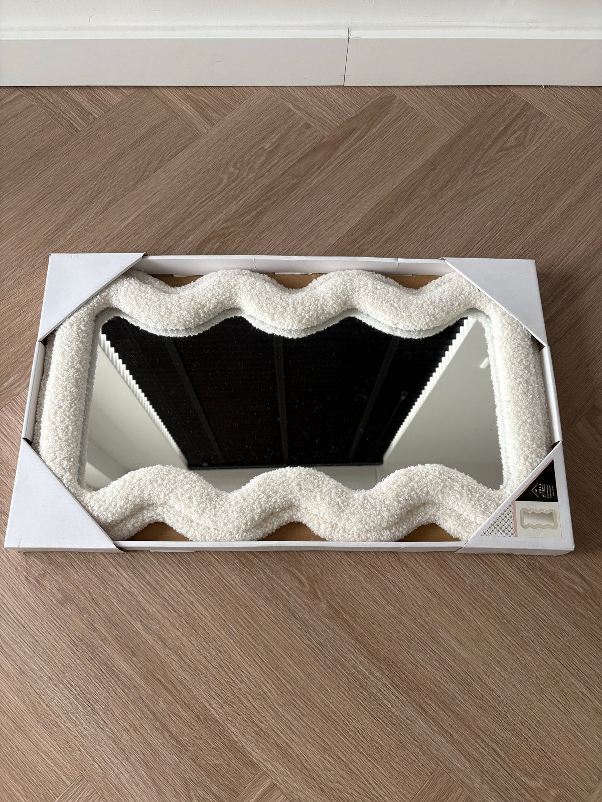 Villa Volance Teddy Wave Spiegel 35x60 cm, Nieuw, Ophalen of Verzenden, Minder dan 100 cm, Rechthoekig
