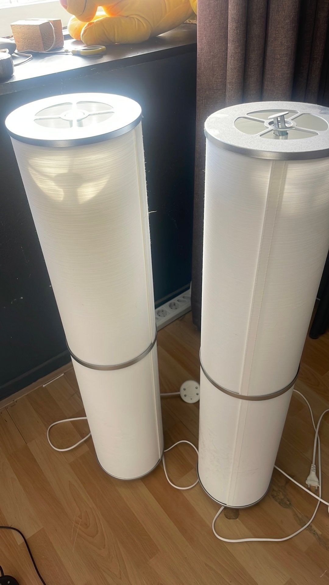 Staande lampen ikea 2 st, Huis en Inrichting, Ophalen, Overige materialen, Overige typen, Gebruikt
