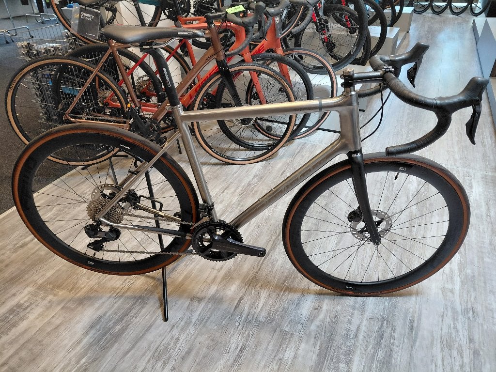 Van Nicholas Zephyr Ultegra Di2 Framemaat 54, Titanium, Zo goed als nieuw, Meer dan 20 versnellingen, 53 tot 57 cm, Overige merken