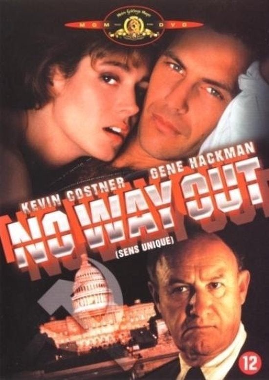 No way out - Gene Hackman - Kevin Costner - 1987, Engels, Verzenden, Nederlands, Zo goed als nieuw