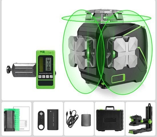 3D Cross Line Laser Waterpas – Laserwaterpas, Corvance B.V., Verzenden, Nieuw, Corvancebol@gmail.com
