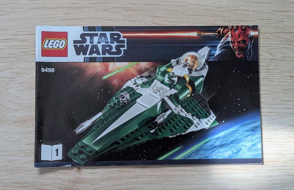 LEGO Star Wars - Saessee Starfighter 9498 instructieboekjes, Kinderen en Baby's, Speelgoed | Duplo en Lego, Star Wars, Lego, Accessoire