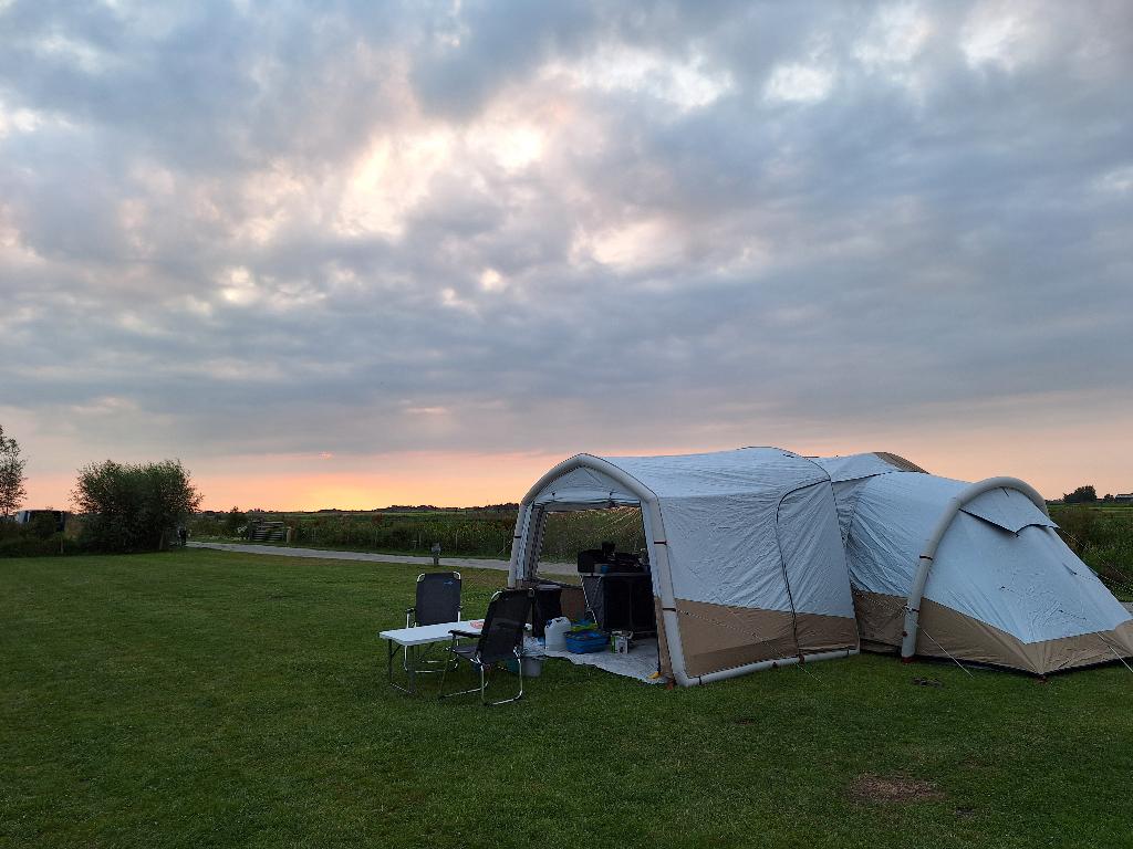 Quechua Air Seconds 6.3 XL Opblaasbare Tent, Caravans en Kamperen, Tenten, Ophalen, Gebruikt, Tot en met 6