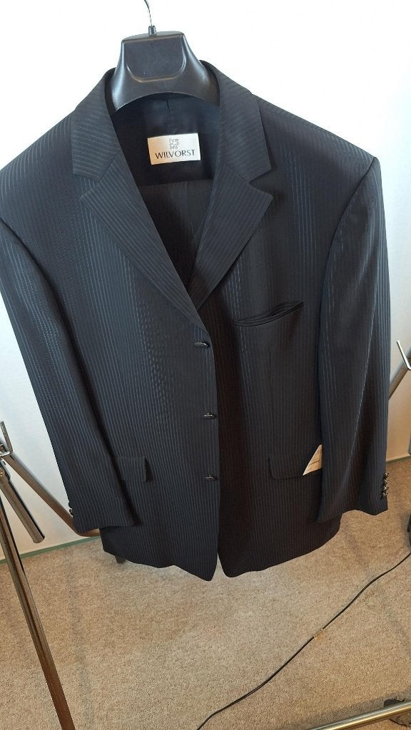 Nieuw 3-delig zwart kostuum maat 52 (15), Kleding | Heren, Kostuums en Colberts, Maat 52/54 (L), Zwart, Nieuw, Ophalen of Verzenden
