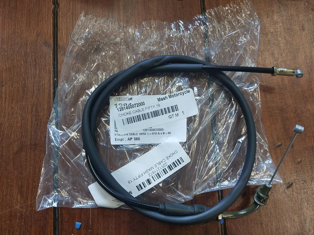 Kabels voor Mash fifty/cafe racer, Fietsen en Brommers, Brommeronderdelen | Algemeen, Ophalen of Verzenden, Nieuw, Overige typen
