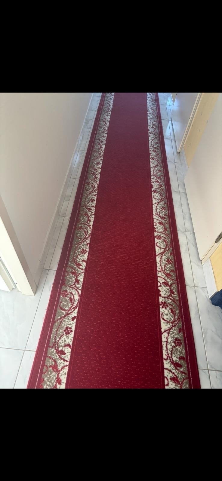 Rode loper Hanse Home 80x450 cm - Zo goed als nieuw, Rechthoekig, Rood, Nieuw, 200 cm of meer