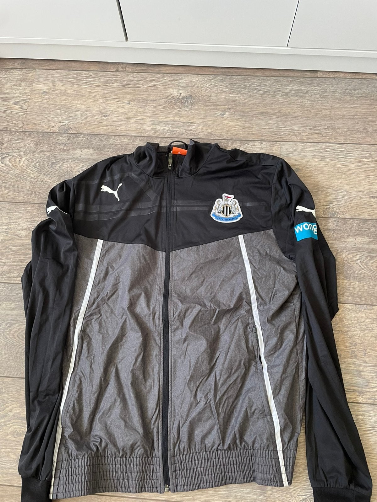 Origineel Puma Newcastle United trainingsjack 2013/2014, Ophalen of Verzenden, Zo goed als nieuw, Rood, Voetbal