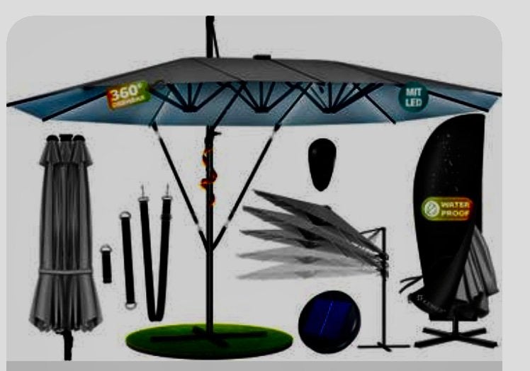 Parasol nieuw niet compleet., Ophalen, Nieuw