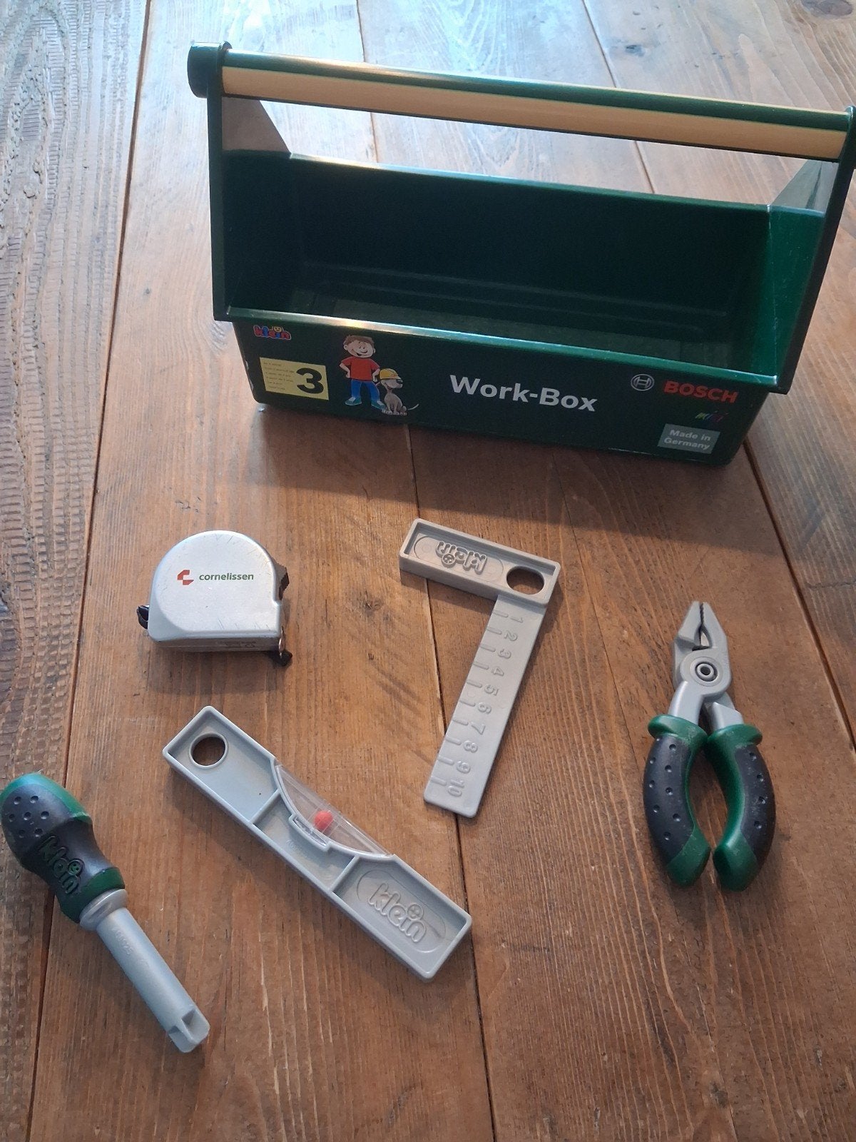 Bosch Work-Box met gereedschap voor kinderen, Ophalen of Verzenden, Gebruikt, Knutselen
