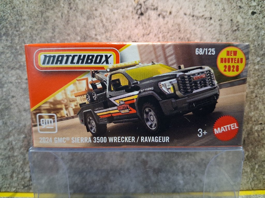 2024 GMC Sierra 3500 Wrecker van Matchbox, Ophalen, Nieuw, Auto
