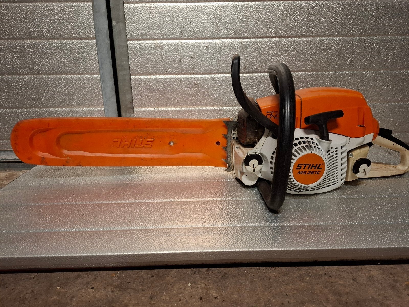 Stihl ms261c, Ophalen, Gebruikt